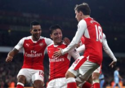 أرسنال يهزم ستوك سيتى بثلاثية بمشاركة رمضان صبحى