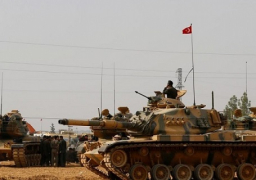 الجيش التركى يسيطر على الطريق الرابط بين حلب والباب فى سوريا