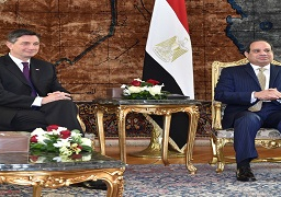 الرئيس السيسي يعقد جلسة مباحثات ثنائية مع نظيره السلوفيني بوروت باهور