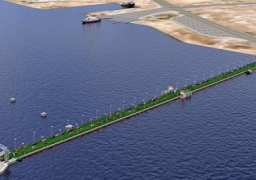 السيسي يفتتح كوبري النصر العائم الذي يربط بين بورسعيد وبورفؤاد