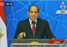 بالفيديو ….. السيسى : الرسول قاد ثورة هائلة من التحولات الفكرية والاجتماعية والسياسية