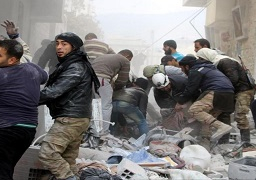 المرصد السوري يعلن مقتل 4 أشخاص فى قصف على بلدة بريف إدلب