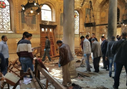 3 سرادقات عزاء بطريق النصر استعدادا للجنازة الرسمية لـ”شهداء البطرسية”