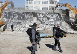 الأمم المتحدة: رقم قياسى لعمليات الهدم بالضفة الغربية فى 2016