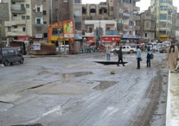 قطع مياه الشرب بالفيوم بعد هبوط أرضى