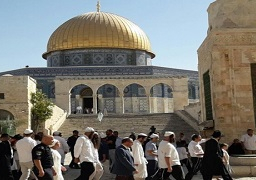 مستوطنون يهود يدنسون المسجد الأقصى وزوارق الاحتلال تستهدف مراكب الصيادين