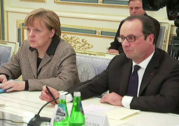 ميركل واولاند يبعثان برسالة قبيل انعقاد القمه الأوربية بشان سوريا