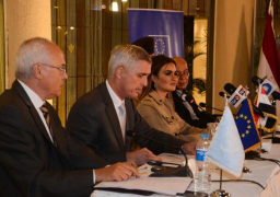 وزيرة التعاون الدولى توقع اتفاقية مع ممثل للاتحاد الأوروبى اليوم