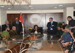 وزيرة “الهجرة” تستقبل صيادي كفر الشيخ بعد إنهاء مشكلتهم مع كفيلهم السعودي