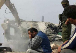 اضراب عام في البلدات العربية باسرائيل ضد هدم المنازل