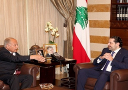 الحريري وأبوالغيط يعلنان رفضهما احتمال نقل السفارة الأمريكية للقدس