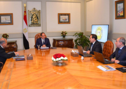 الرئيس السيسى يجتمع برئيس مجلس الوزراء ووزير البترول والثروة المعدنية