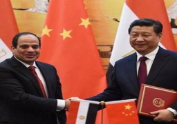 الرئيس الصينى يهنىء السيسى بنجاح العام الثقافي المصرى الصينى