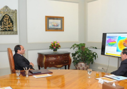 الرئيس يستقبل الرئيس التنفيذي لشركة “إيني”الايطالية