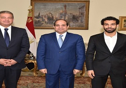 الرئيس يستقبل اللاعب محمد صلاح ويتمنى التوفيق للمنتخب