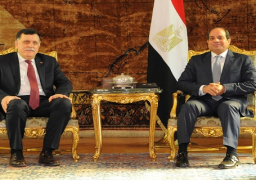 السيسى: موقف مصر ثابت من دعم وحدة واستقرار ليبيا