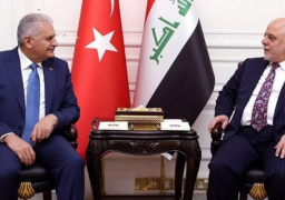 العبادى يبحث مع يلدريم التعاون العراقى – التركى لمحاربة الإرهاب