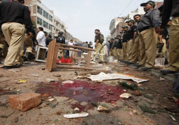 إصابة 19 شخصا فى انفجار قنبلة شمال غرب باكستان