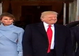 ترامب يصل إلى البيت الأبيض لحضور حفل شاي مع أوباما