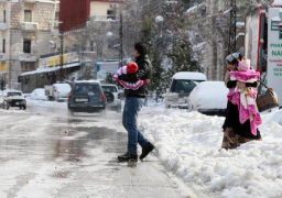 ثلوج وصقيع في سوريا وفلسطين ولبنان والأردن