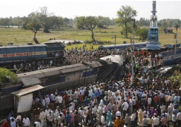 ارتفاع عدد القتلى فى حادث قطار الهند إلى 32 و اكثر من 50 مصابا