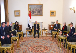 الرئيس يستقبل وفدا من مجلس اعمال الامن القومى الامريكى