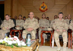 الفريق محمود حجازى رئيس أركان حرب القوات المسلحة يشهد أنشطة رئيسية بأكاديمية ناصر العسكرية العليا