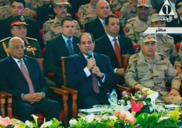 بالفيديو .. السيسي : مصر تحارب الارهاب وتبني في نفس الوقت
