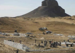 إزالة تعديات المحاجر على المناطق الأثرية بدهشور