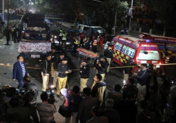 ارتفاع حصيلة ضحايا تفجير مدينة لاهور الباكستانية لـ38 قتيلا ومصابا