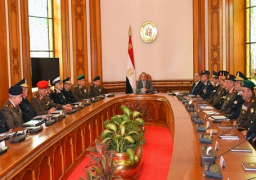 السيسي يوجه باستمرار التنسيق المكثف بين القوات المسلحة والشرطة