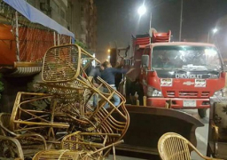 بالصور..غلق 42 كافيه وكافيتريا مخالفة بالجيزة