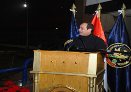 بالفيديو والصور..السيسي: مصر استعادت هيبتها ولن يستطيع أحد المساس بها