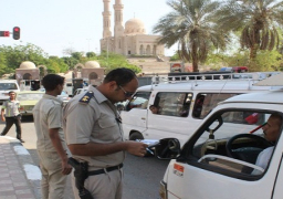 حملات مرورية على أماكن متفرقة بالعاصمة لرصد المخالفات المرورية