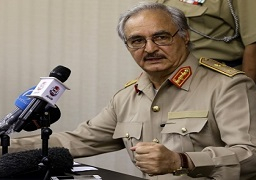 خليفة حفتر قائد الجيش الليبى يصل القاهرة