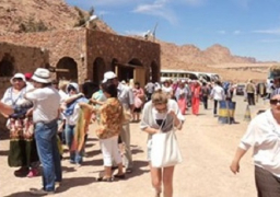 سانت كاترين تستقبل 974 سائحا خلال 24 ساعة