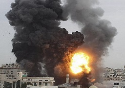 سلسلة غارات على مناطق متفرقة من قطاع غزة