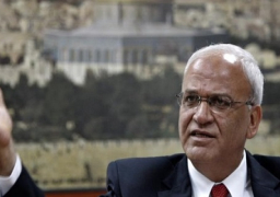 عريقات يتهم الحكومة الإسرائيلية بالقضاء على حل الدولتين