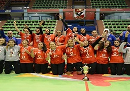 يد الأهلي للسيدات يفوز على عمال قنا 50-10 بكأس مصر