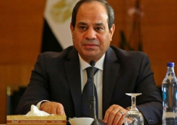 الرئيس السيسى يجتمع مع اسماعيل ووزير الزراعة ونوابه