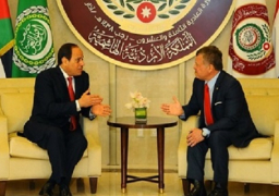 الرئيس السيسى يرأس وفد مصر فى القمة العربية الـ 28 بالأردن