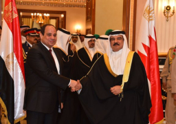 قمة مصرية – بحرينية اليوم بالقاهرة بين السيسى وحمد بن عيسى
