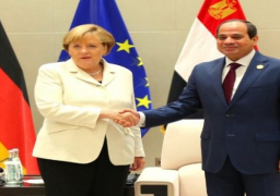 اليوم.. السيسى وميركل يجريان محادثات مهمة