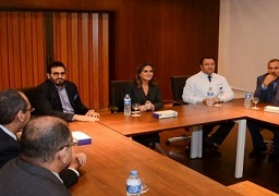 .. سحر نصر تبحث مع مسئولى المستشفى السعودى الالمانى انشاء مستشفيات غير هادفة للربح