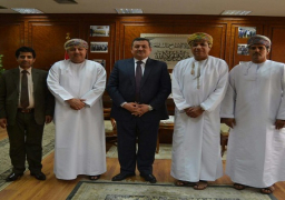 بالصور.. هيكل يبحث تعزيز التعاون مع وفد عماني