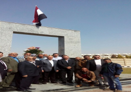 بالصور..افتتاح ميدان الشهيد اللواء عادل رجائي في مدينة العبور