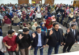 بالصور..الأطباء خريجو 2015 يؤدون القسم بدار الحكمة