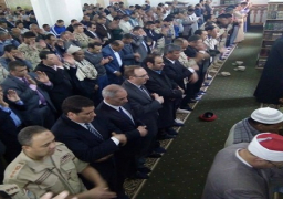 بالصور..تشييع جثمان شهيد سيناء ببني سويف