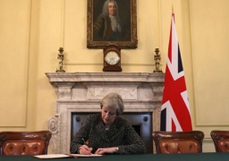 بريطانيا تطلق اليوم رسمياً مفاوضات الخروج من الاتحاد الأوروبى