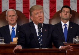 فى أول خطاب له أمام الكونجرس .. ترامب يعد بالعمل مع حلفاءه المسلمين من أجل هزيمة داعش